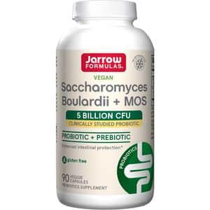 Supliment alimentar Saccharomyces Boulardii + MOS Jarrow Formulas, 90 capsule vegetale, SECOM