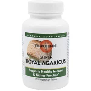 Supliment alimentar Super Royal Agaricus Mushroom Wisdom, 120 tablete vegetale, SECOM