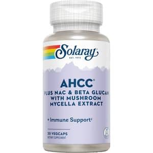 Supliment AHCC Plus Nac&Beta Glucan Solaray, 30 capsule, SECOM