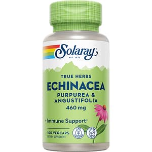 Supliment alimentar Echinacea 460 mg Solaray, 100 capsule vegetale, SECOM