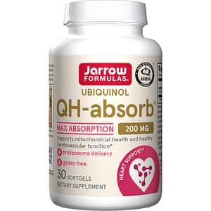 Supliment QH-Absorb Coenzima Q10 200 mg Jarrow Formulas, 30 capsule moi, SECOM