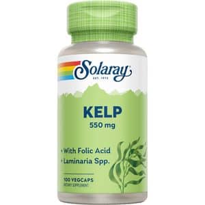 Supliment Kelp 550 mg Solaray, 100 capsule, SECOM