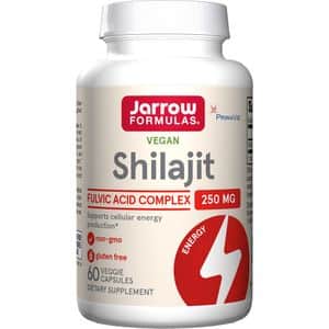 Supliment alimentar Shilajit Fulvic Acid Complex 250 mg Jarrow Formulas, 60 capsule vegetale, SECOM