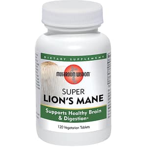 Supliment Super Lion's Mane Mushroom Wisdom, 120 comprimate, SECOM