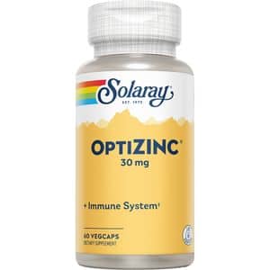 Supliment alimentar OptiZinc 30 mg Solaray, 60 capsule vegetale, SECOM