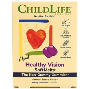 Supliment HealthyVision SoftMelts ChildLife, 27 comprimate, SECOM