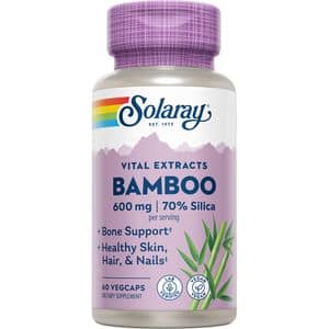 Supliment Bamboo Solaray, 60 capsule, SECOM