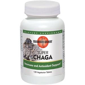 Supliment alimentar Super Chaga Mushroom Wisdom, 120 tablete vegetale, SECOM
