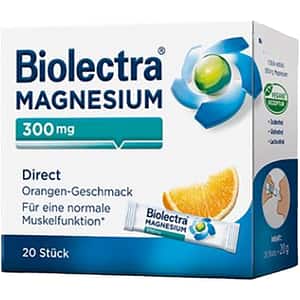 Supliment alimentar Biolectra Magneziu 300 mg cu aroma de portocala, 20 plicuri, VEDRA