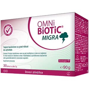 Supliment alimentar Omni Biotic Migra, 30 plicuri, VEDRA