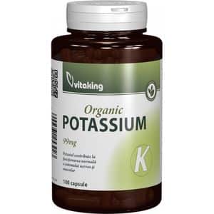 Supliment alimentar Potasiu 99 mg, 100 capsule, VITAKING