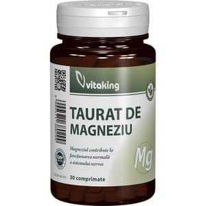 Supliment alimentar Taurat de Magneziu, 30 comprimate, VITAKING