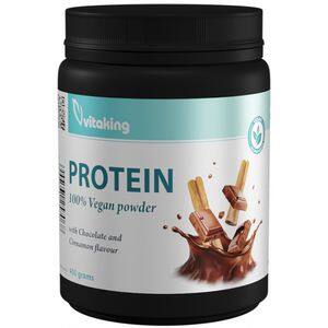 Proteina vegetala cu gust de scortisoara si ciocolata, 400 g, VITAKING