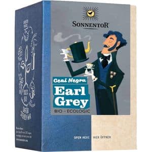 Ceai negru SONNENTOR Earl Grey, 18 plicuri 