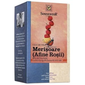 Ceai fructe SONNENTOR Merisoare, 18 plicuri 