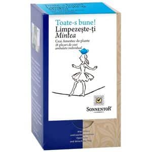 Ceai SONNENTOR "Toate-s bune!" Limpezeste mintea, 18 plicuri 