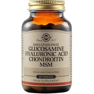 Supliment alimentar Glucozamina, Acid Hialuronic, Condroitina, MSM, 60 tablete, SOLGAR