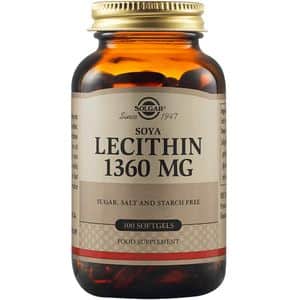 Supliment alimentar Lecitina din Soia 1360 mg, 100 capsule moi, SOLGAR