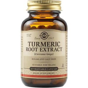 Supliment alimentar Extract din Radacina de Turmeric, 60 capsule vegetale, SOLGAR