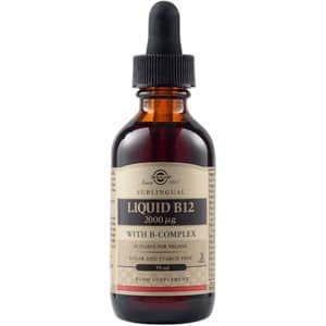 Supliment alimentar Vitamina B12 Lichida 2000 mcg, 59 ml, SOLGAR