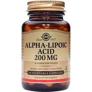 Supliment alimentar Acid Alfa Lipoic 200 mg, 50 capsule vegetale, SOLGAR