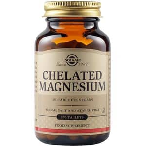 Supliment alimentar Magneziu Chelat 100 mg, 100 tablete, SOLGAR