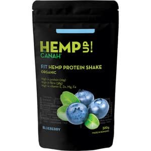 Shake proteic de canepa cu afine FIT ECO, 300 g, CANAH