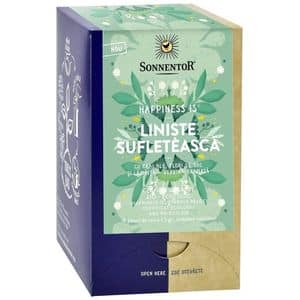 Ceai SONNENTOR Happiness Is...Liniste sufleteasca, 18 plicuri 
