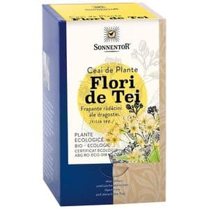Ceai SONNENTOR Flori de tei, 18 plicuri 