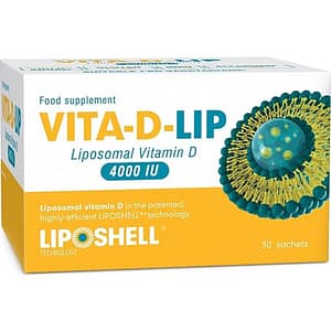 Supliment alimentar Vitamina D Lipozomala 4000UI, 30 plicuri, LIPOSHELL