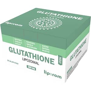 Supliment alimentar Glutathion Lipozomal 300 mg, 30 plicuri, LIPOROM