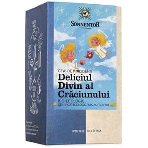 Ceai amestec de plante SONNENTOR deliciul divin al Craciunului, 18 plicuri 