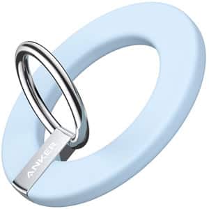 Suport magnetic tip inel ANKER Ring Grip MagGo 610 A25A0G31 pentru iPhone 14/iPhone 13, albastru deschis