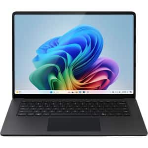 Laptop MICROSOFT Surface Laptop 7, Snapdragon X Elite-Qualcomm X1E-80-100 pana la 4.0GHz, 15" Touch, 16GB, SSD 512GB, Qualcomm Adreno, Windows 11 Home, Black