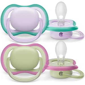 Suzeta PHILIPS AVENT Ultra Air SCF085/24, 0-6 luni, 2 buc, multicolor