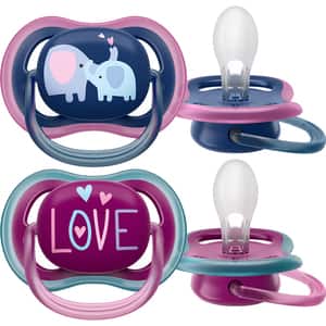 Suzeta PHILIPS AVENT Ultra Air SCF349/22, 18 luni +, 2 buc, multicolor