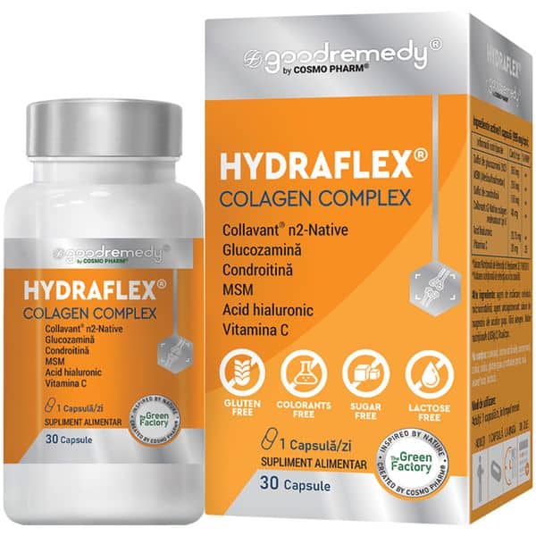 Supliment alimentar Hydraflex Collagen Complex, 30 capsule, COSMO PHARM