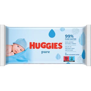 Servetele umede HUGGIES Pure, 56 buc