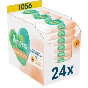 Servetele umede PAMPERS Harmonie Calendula, 24 pachete, 1056 buc
