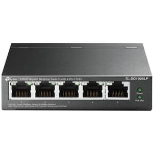 Switch TP-LINK TL-SG1005LP, 5 porturi Gigabit, negru