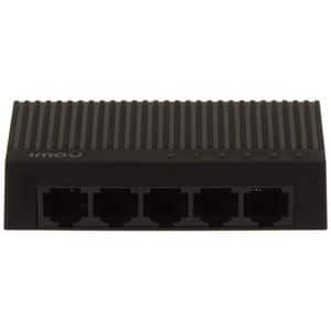 Switch IMOU SF105C, 5 porturi Fast Ethernet, negru