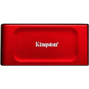SSD extern KINGSTON XS1000R, 2TB, USB 3.2 Gen 2 Type-C, rosu