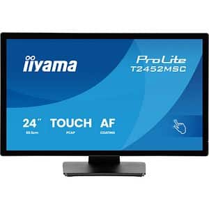 Monitor  LED IPS IIYAMA ProLite T2452MSC-B2, 24", Touch, Full HD, 120Hz, negru