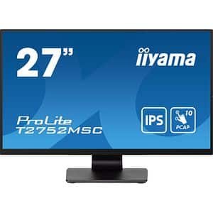 Monitor  LED IPS IIYAMA ProLite T2752MSC-B1, 27", Touch, Full HD, 60Hz, negru