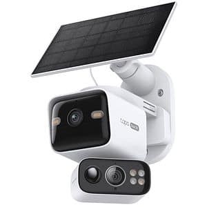 Kit Camera IP Wireless exterior TAPO C645DKIT, 2 x 3MP, 2K, IP65, IR 10m, Night Vision, alb