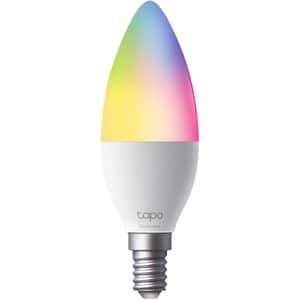 Bec LED Smart TP-LINK Tapo L430C, E14, 470lm, Wi-Fi, lumina variabila, compatibil Alexa, Google Assistant