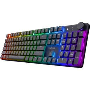 Tastatura Gaming Mecanica TRUST GXT 868 Torix, USB, Layout US, negru