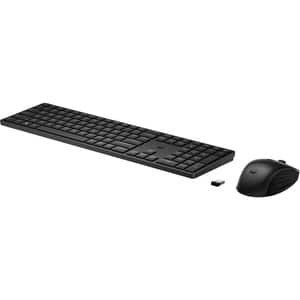 Kit tastatura si mouse wireless HP 650, USB, negru