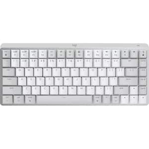 Tastatura Wireless pentru Mac LOGITECH MX Mechanical Mini, Bluetooth, USB, alb-gri