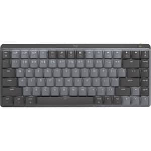 Tastatura Wireless pentru Mac LOGITECH MX Mechanical Mini, Bluetooth, USB, gri inchis